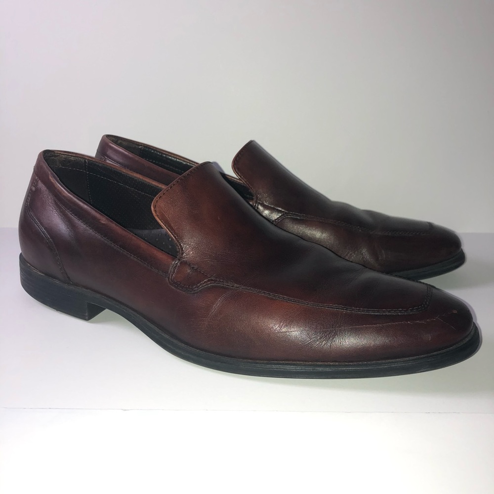 Cole Haan Nike Air Venetian Loafers Brown Leather